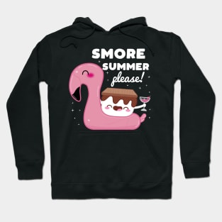 Cute Kawaii Style Marshmallow S'more Pun Hoodie